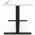 BUREAU PREMIUM RÉGLABLE ELEMENTS SOLID 1800 - NOIR - ARGENT - ACTIFORCE