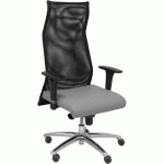 FAUTEUIL DE DIRECTION SAHUCO SIMILICUIR - GRIS - PIQUERAS Y CRESPO