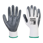 PORTWEST - GANTS MANUTENTION ENDUIT NITRILE FLEXO GRIP SPÉCIAL MÉCANICIEN 10 - GRIS / BLANC - GRIS / BLANC