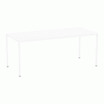 TABLE À MANGER VERSYS AVEC BASE BLANCHE RAL 9003 180 X 80 X 743 CM BLANC