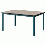 TABLE MALIBU 120X80 T3 4P STRA ACACIA/NOIR BLEU 5025