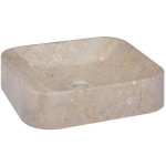 LAVABO GRIS 40X40X10 CM MARBRE - VIDAXL