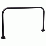 ARCEAU DE PROTECTION SIMPLE 2 M PLATINES - GALVA NOIR 9005 - PROCITY