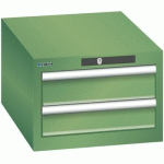 ARMOIRE VERT 411X572X283 AVEC 2 TIR. 75KG _ 78.402.030 - LISTA
