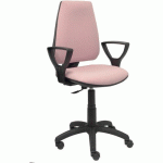 CHAISE ELCHE CP BRAS FIXE ROUE PARQUET - ROSE