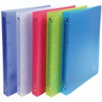 CLASSEUR 4 ANNEAUX 20 MM PP CHROMALINE A4 COULEURS ASSORTIES - EXACOMPTA
