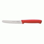 F. DICK COUTEAU UNIVERSEL PRODYNAMIC, DENTELÉ 11 CM, ROUGE
