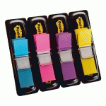 MARQUE-PAGES ÉTROIT COULEURS VIVES POST-IT - DISTRIBUTEUR DE 140 FEUILLES