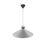 NORDLUX SUSPENSION DIAL AVEC ABAT-JOUR MÉTALLIQUE, GRIS, Ø 45 CM