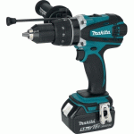 PERCEUSE VISSEUSE SANS FIL À PERCUSSION LXT® 18V - 5 AH - DHP458RTJ MAKITA