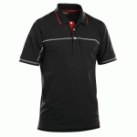 POLO BICOLORE NOIR/ROUGE TAILLE XXXL - BLAKLADER