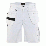 SHORT PEINTRE BLANC TAILLE 48 - BLAKLADER