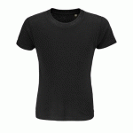 TEE-SHIRT PERSONNALISABLE ENFANT COTON ORGANIQUE BIO JERSEY 175 NOIR PROFOND
