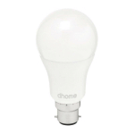 DHOME - AMPOULE LED DOUILLE B22 2700K 1055LM - 10 WATTS