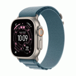 APPLE WATCH APPLE WATCH ULTRA 3 GPS + CELLULAR 49MM BOITIER EN TITANE NATUREL AVEC BOUCLE ALPINE BLEU CLAIR - SMALL
