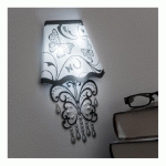 AUTOCOLLANT MURAL AVEC LED BUTTERFLY - OH MY HOME