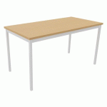 TABLE DE RÉUNION TREFF 140 X 70 HÊTRE / BLANC