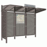 ABRI BUS CONVIVIALE 3 M ACIER BARDAGE GAUCHE GRIS PROCITY - PROCITY