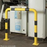 BARRIÈRE DE PROTECTION DROITE- 120CM -HAUTEUR 120CM- ⌀ 76 MM - MOTTEZ