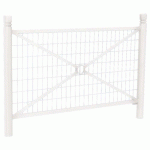 BARRIÈRE PROVINCE GRILLAGÉE 1.57 M CITY - ZINC BLANC 9010 - PROCITY