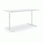 BUREAU RÉGLABLE STEELFORCE PRO 870 SLS - 160CM - BLANC GRIS - ACTIFORCE