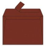 CLAIREFONTAINE PAQUET DE 20 ENVELOPPES CARTE DE VISITE POLLEN FORMAT 90X140MM COLORIS CACAO 120G RÉF 5231