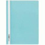 LOT DE 50 - CHEMISE À LAMELLE, A4, PP, TURQUOISE