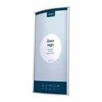PLAQUE DE PORTE, 150 X 300 MM, ARGENT