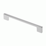 POIGNÉE DE MEUBLE EN ZAMAK UZ-819 - LONGUEUR 193 MM - ENTRAXE 160 MM - CHROMÉ SYNERCIA
