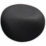 POUF GALET DE PAUL Ø 70 CM NOIR RAL 9004 - QUI EST PAUL