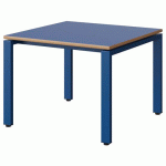 TABLE MALIBU 80X80 T3 SOUDÉ STR ALAI BLEU U525/BLEU 5005