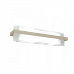 TP-CROSS 1106 AG E27 60W APPLIQUE MURALE MODERNE VERRE MÉTAL APPLIQUE, FINITION MÉTAL LE SABLE - LE SABLE