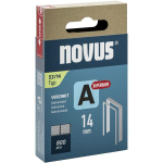 NOVUS - CLIPS À FIL FIN A TYPE 53 14 MM SUPER HARD 800 PC(S) 042-0781 DIMENSIONS (L X L) 14 MM X 11.3 MM V166813
