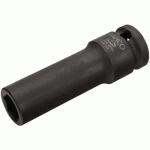 DOUILLE À CHOCS LONGUE 1/2 6 PANS 11/16 PHOSPHATÉE - BAHCO