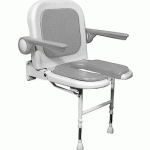 FAUTEUIL DE DOUCHE MALDIVES ASSISE DÉCOUPÉE LARGE - MANUTAN COLLECTIVITÉS