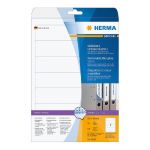 HERMA ETIQUETTE REPOSITIONNABLE POUR CLASSEUR HERMA - BLANC - 192X38 MM - BOÎTE DE 175 ÉTIQUETTES