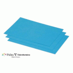 LOT DE 2 - PAQUET DE 25 CARTES SIMPLES POLLEN 158X222MM 210G/M² - BLEU TURQUOISE