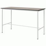 MANGE-DEB. MALIBU 180X80 4P STRAT ACACIA/NOIR BLC 9016 - MANUTAN EXPERT