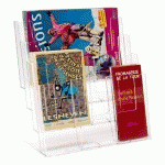 PRÉSENTOIR MURAL ET DE TABLE TAYMAR MULTIFORMATS TRANSPARENT