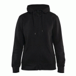 SWEAT ZIPPÉ À CAPUCHE FEMME NOIR TAILLE M - BLAKLADER