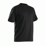 T-SHIRTS COL ROND PACK X5 NOIR TAILLE L - BLAKLADER