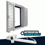 VOLET 2 BATTANTS ALUMINIUM EMALU - LAMES ARTICULÉES RÉGLABLES
