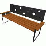 BANC OXYGENE 180 M - EXOTIQUE LASURE ACAJOU DORÉ