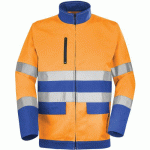 BLOUSON FLUO BASE XP 9D81 - ORANGE FLUO / BUGATTI - 4 - CEPOVETT SAFETY