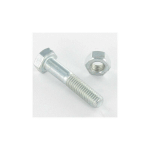 BOULON (VENDU AVEC ÉCROU) TÊTE HEXAGONALE TH M16X210 ACIER ZINGUÉ BLANC CONDITIONNEMENT: 1 PIÈCE