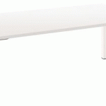 BUREAU DROIT 200 CM BLANC EXPRIM