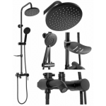 REA - KIT DE DOUCHE LUIS BLACK - NOIR