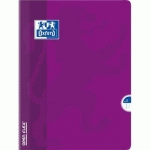 CAHIER OXFORD OPENFLEX - RELIURE PIQÛRE - 24X32CM - 96 PAGES 90G - REGLURE 5X5 - COUVERTURE POLYPRO ASSORTIE