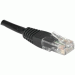 CORDON RJ45 CATÉGORIE 6 U/UTP NOIR - 20 M