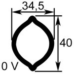 MACHOIRE TUBE INTERIEUR 751100